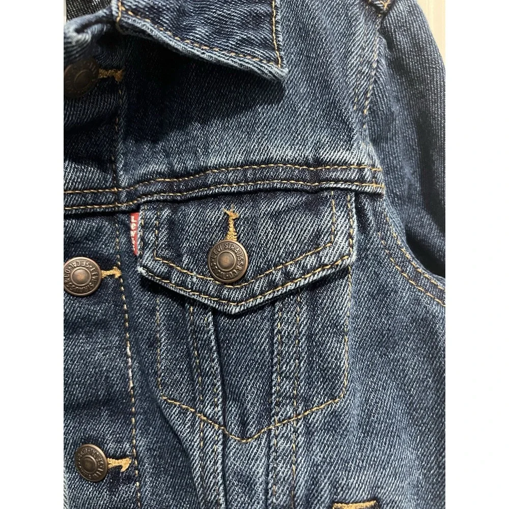 Levis blue material style
